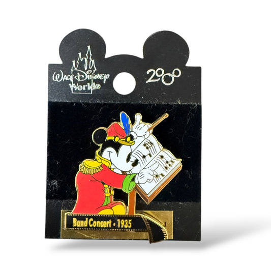WDW Mickey Through the Years Filmstrip Band Concert 1935 Pin