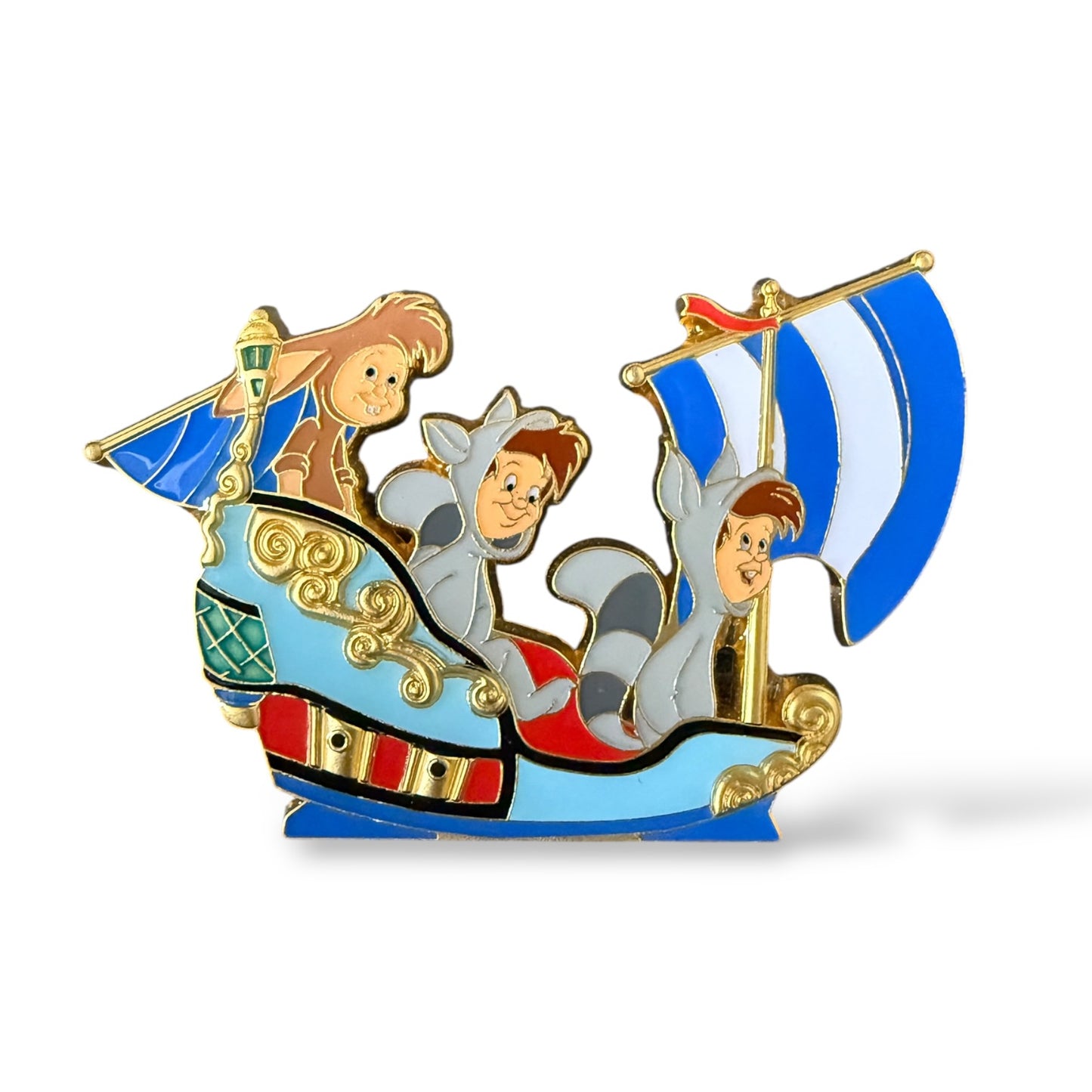 WDI Peter Pan's Flight Lost Boys in Blue Boat Pin