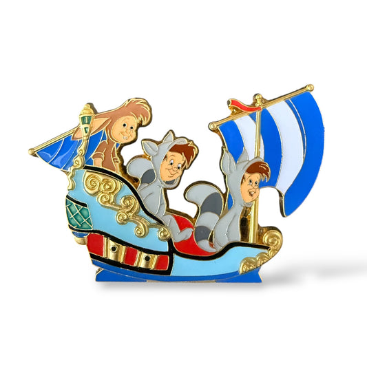 WDI Peter Pan's Flight Lost Boys in Blue Boat Pin