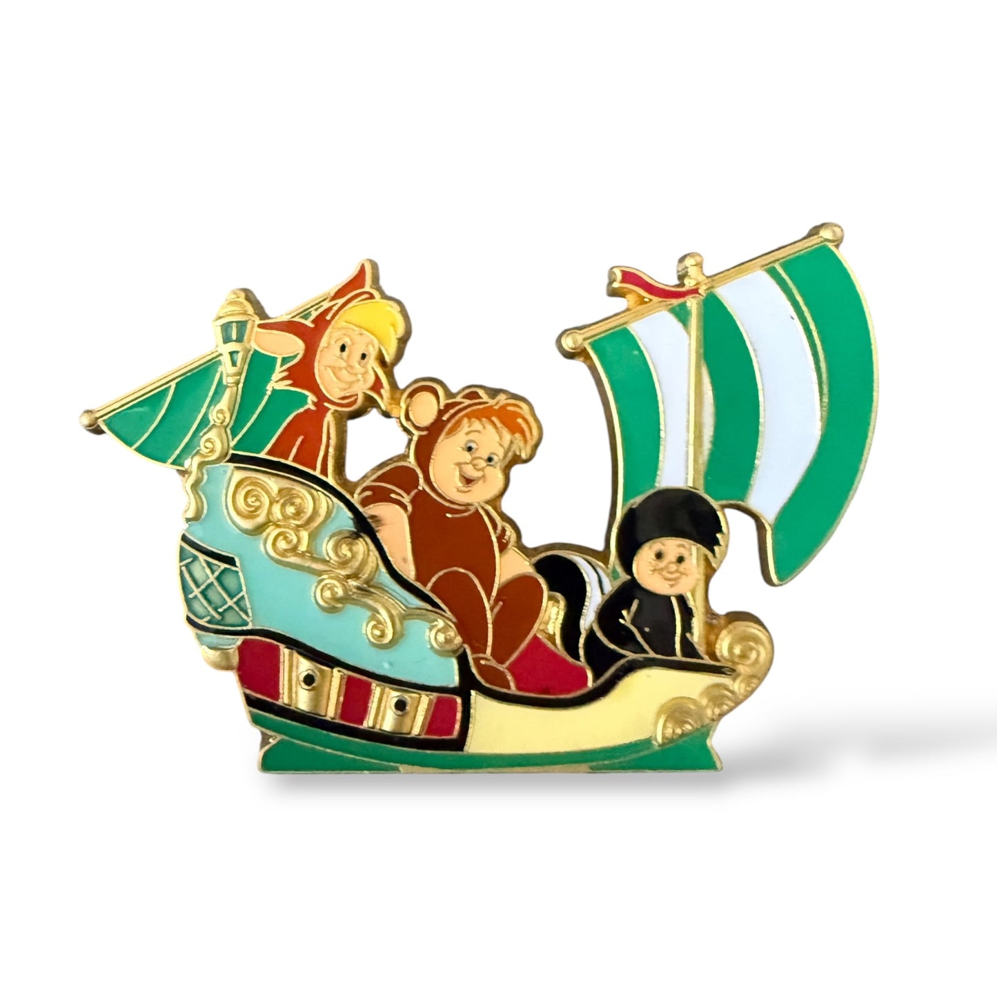 WDI Peter Pan's Flight Lost Boys in Green Boat Pin