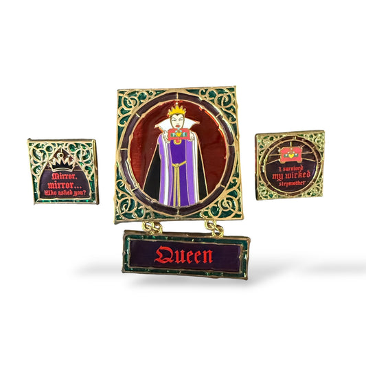 Disney Store Evil Queen Pin Set