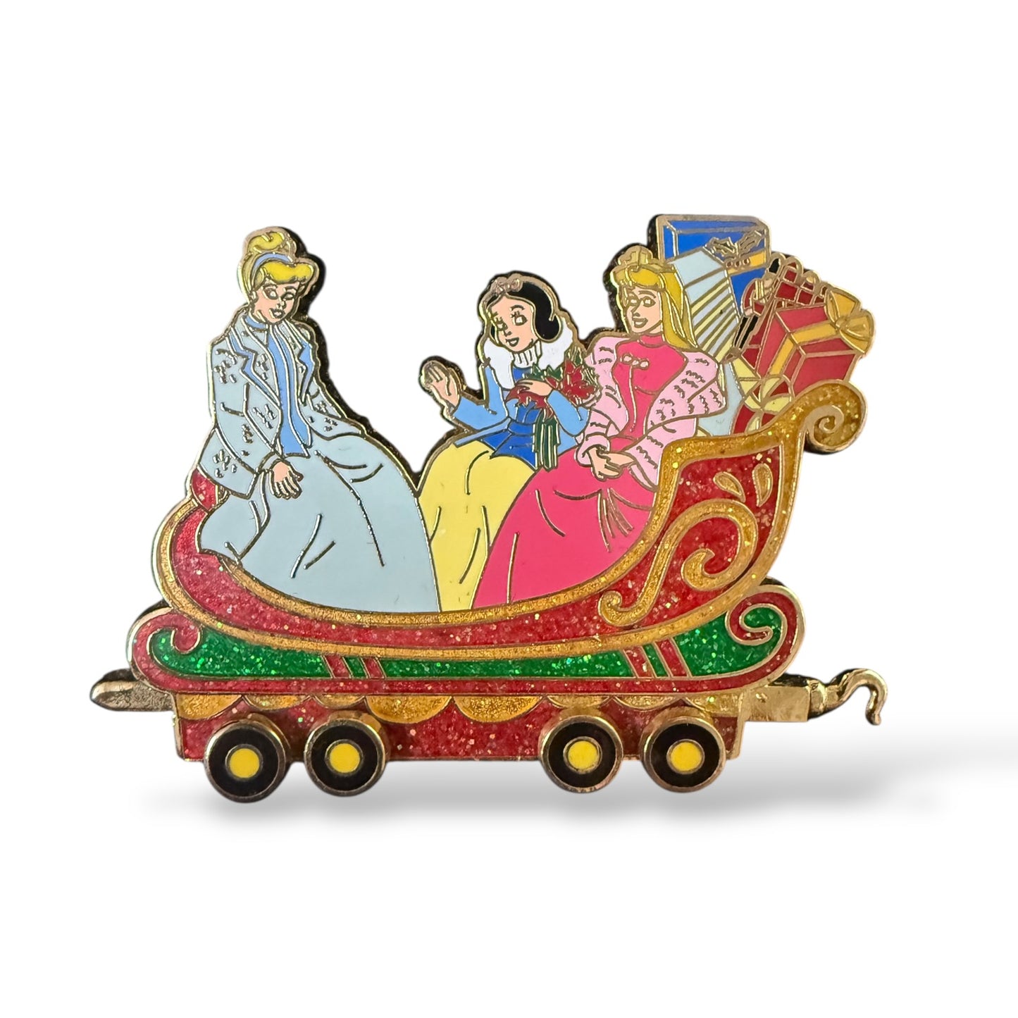 Disney Shopping Holiday Train Cinderella, Snow White and Aurora Pin