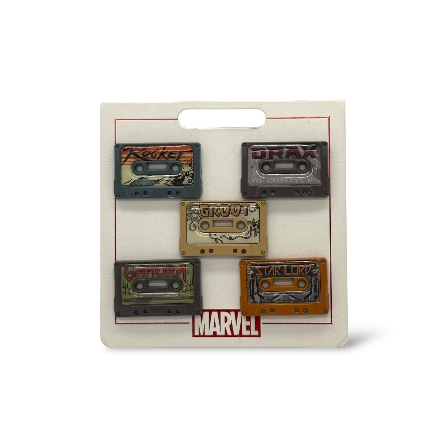 Disney Parks Guardians of The Galaxy Mix Tapes Pin Set