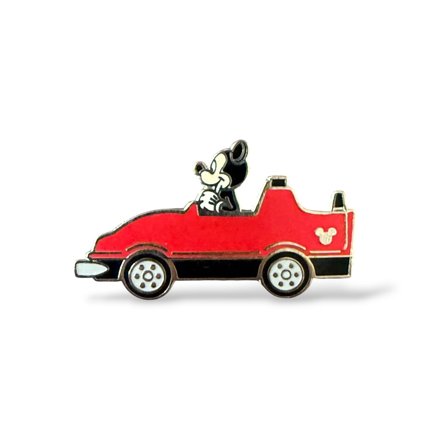 Cast Lanyard Tomorrowland Speedway Mickey Mouse Hidden Mickey Pin