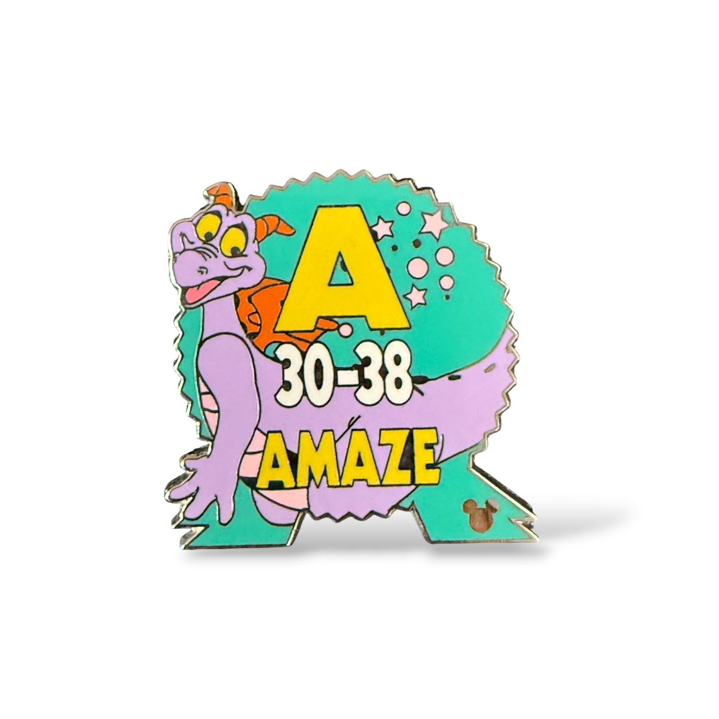 Cast Lanyard Figment Parking Signs Amaze Hidden Mickey Pin