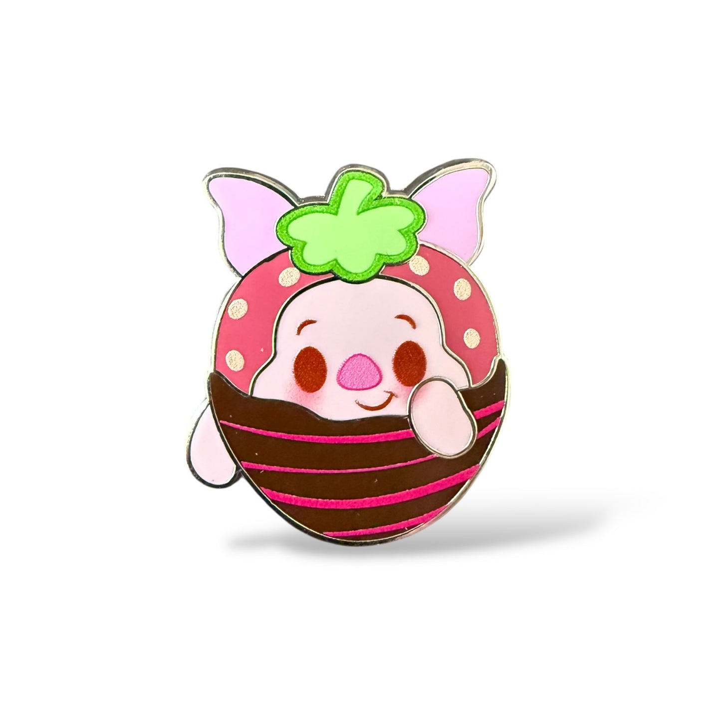Disney Parks Munchlings Chocolate Dipped Strawberry Piglet Pin