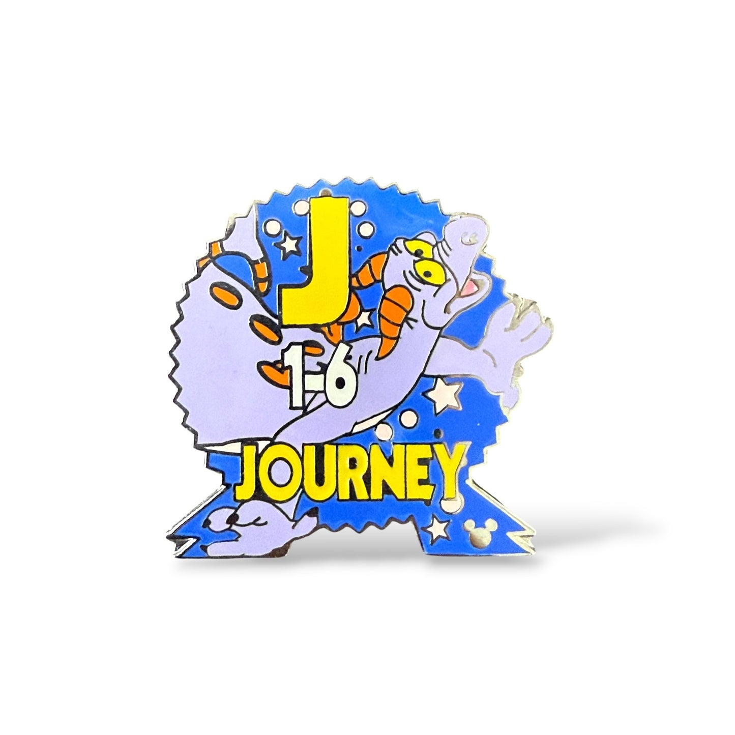 Cast Lanyard Figment Parking Signs Journey Hidden Mickey Pin