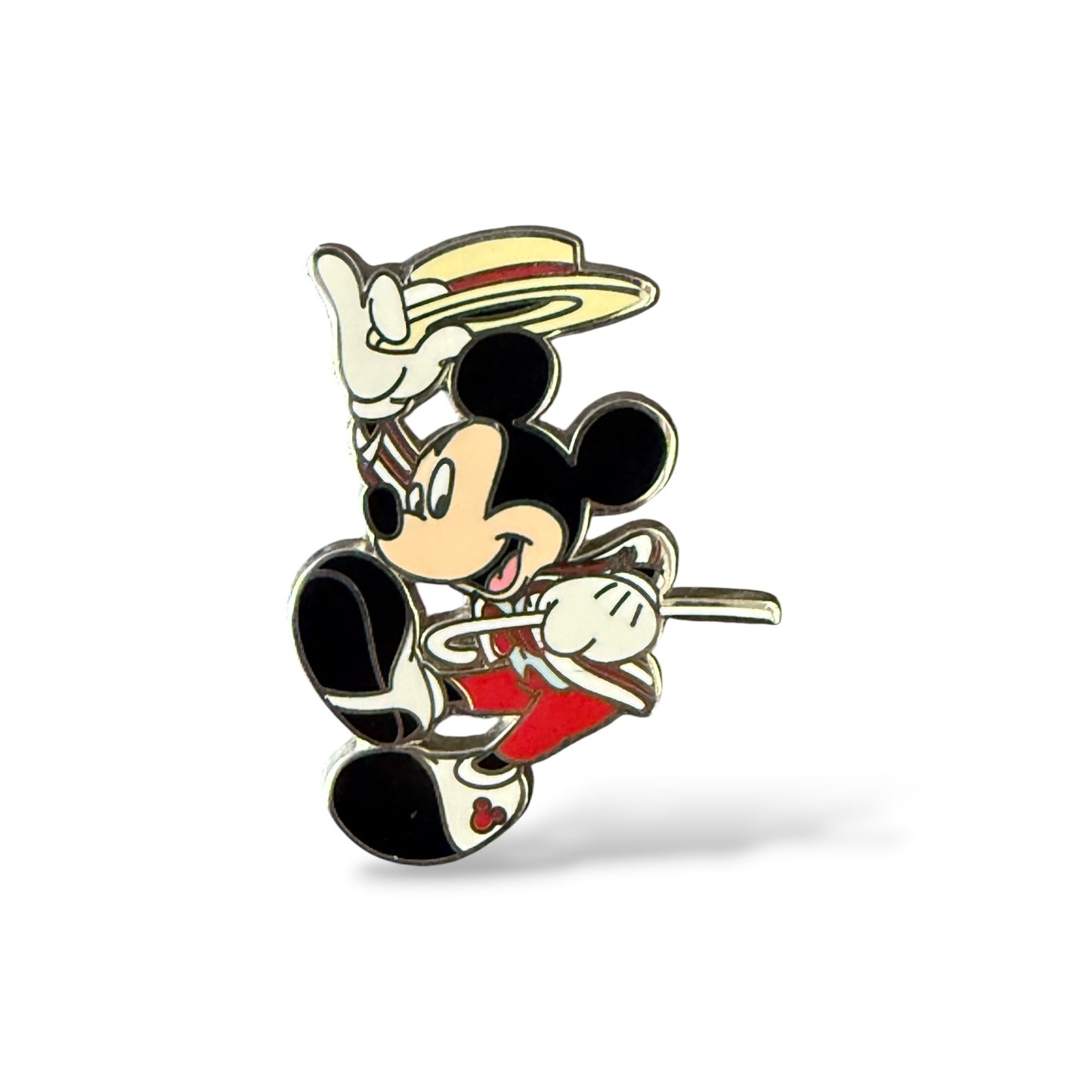 Cast Lanyard Theme Parks Mickey Dapper at Magic Kingdom Hidden Mickey Pin