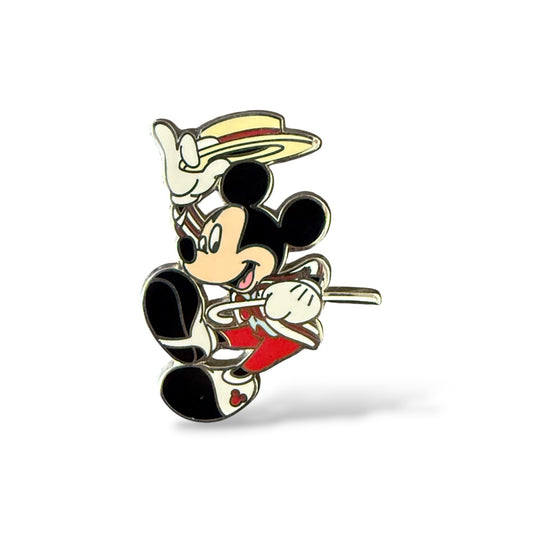 Cast Lanyard Theme Parks Mickey Dapper at Magic Kingdom Hidden Mickey Pin