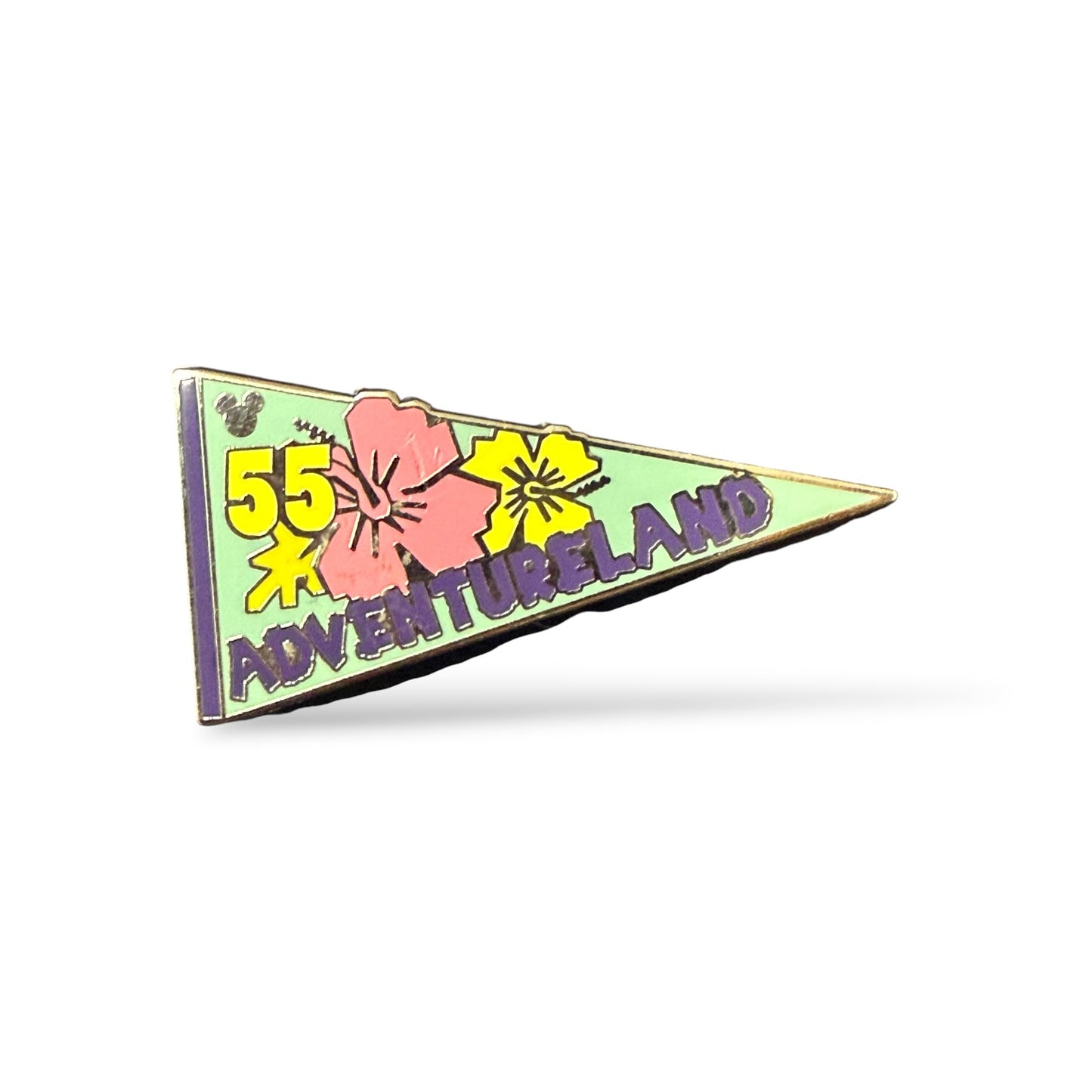 Cast Lanyard Pennant Flags Adventureland Hidden Mickey Pin