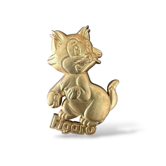 JDS 100 Relief Gold Tone Figaro Pin