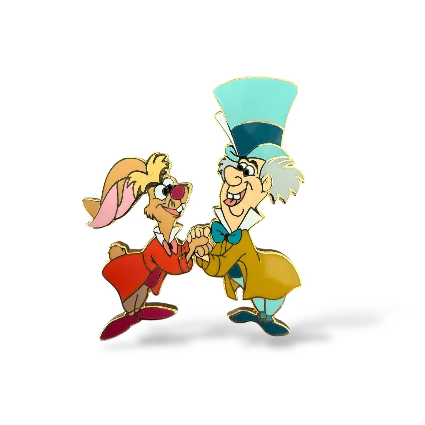 Disney Parks Alice in Wonderland Framed Set Mad Hatter and March Hare Pin