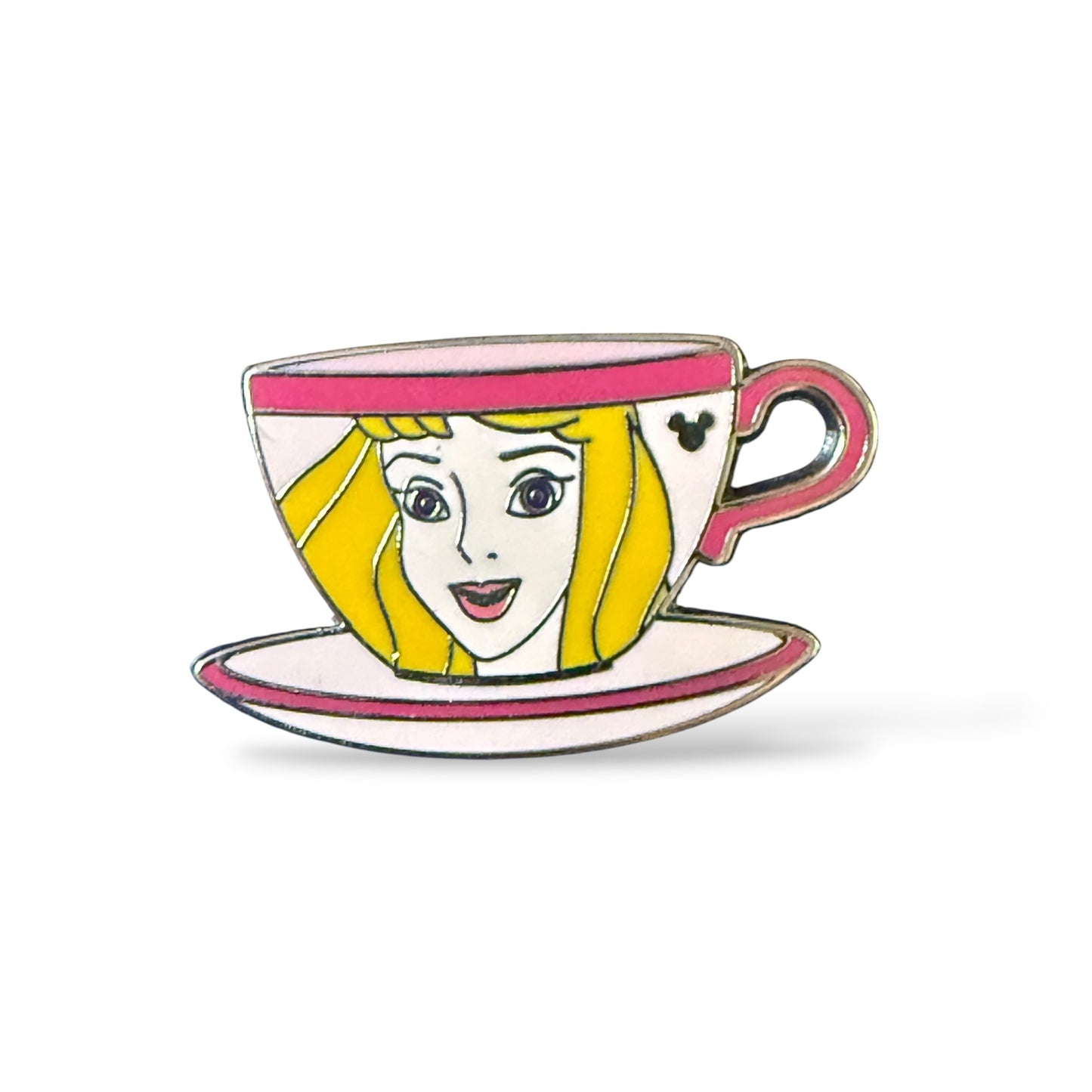 Cast Lanyard Princess Tea Cup Aurora Hidden Mickey Pin