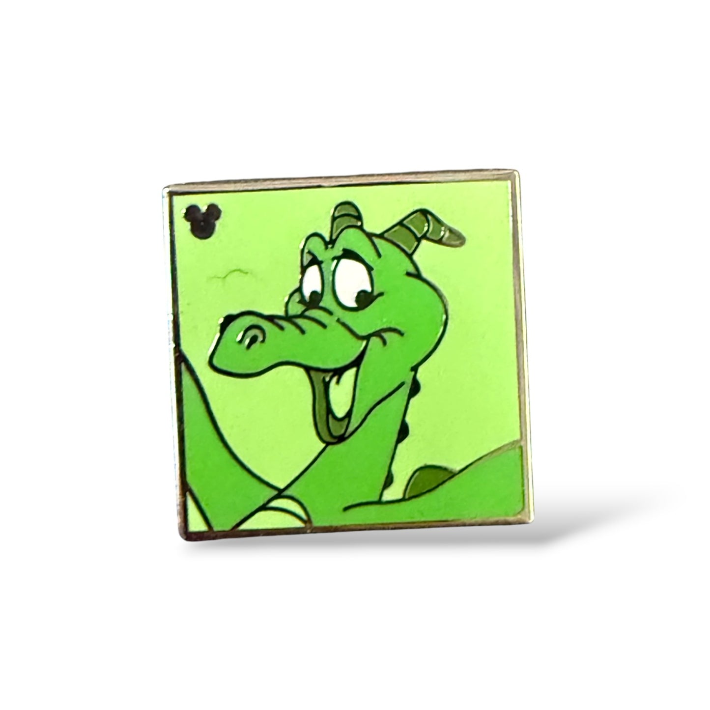 Cast Lanyard Tonal Figment Green Hidden Mickey Pin