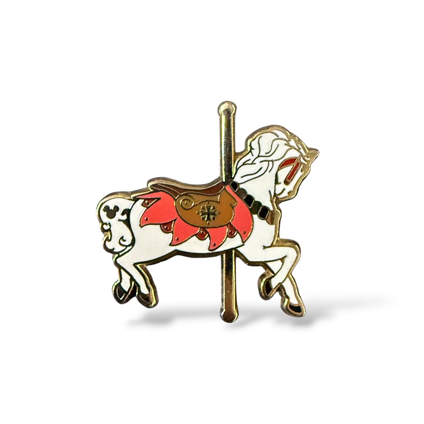 Cast Lanyard King Arthur Carrousel Horse Crusader Hidden Mickey Pin