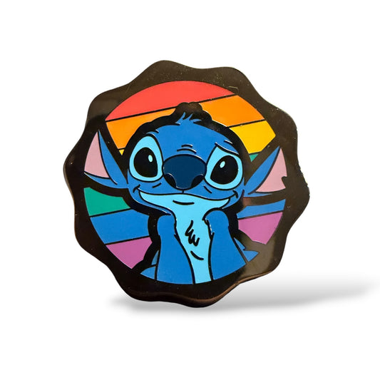 Disney Parks Rainbow Booster Stitch Pin