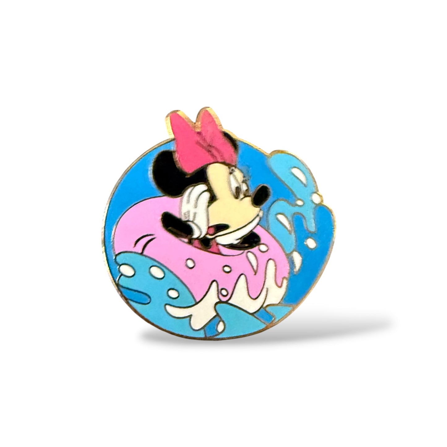 Cast Lanyard Inner Tube Minnie Hidden Mickey Pin