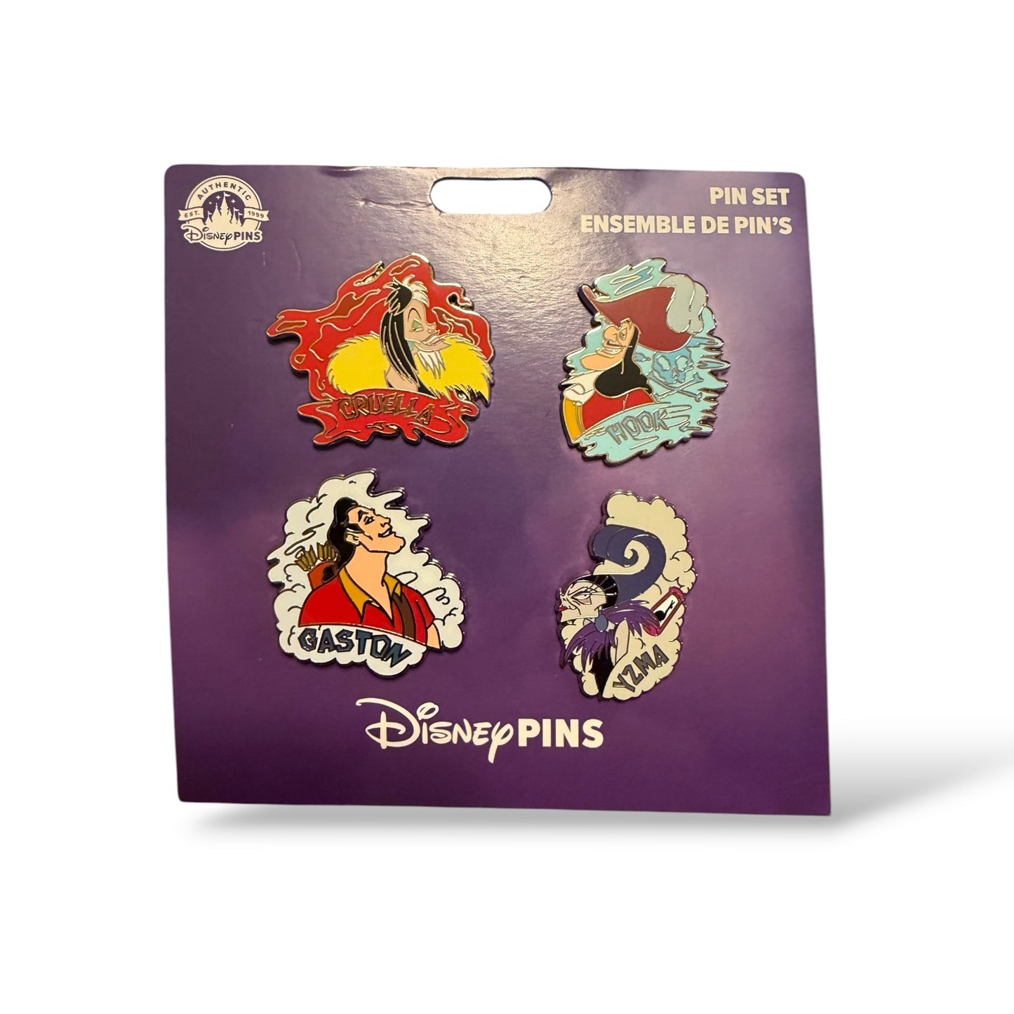 Disney Parks Villaines Booster Pin Set