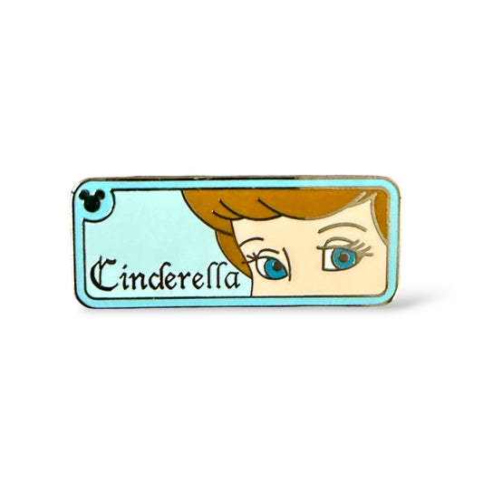 Cast Lanyard Princess Rear View Mirror Cinderella Hidden Mickey Pin