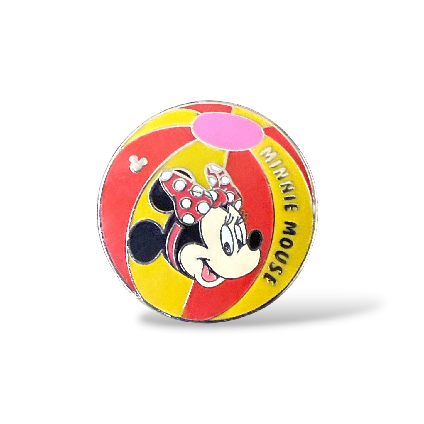 Cast Lanyard Beach Ball Minnie Hidden Mickey Pin