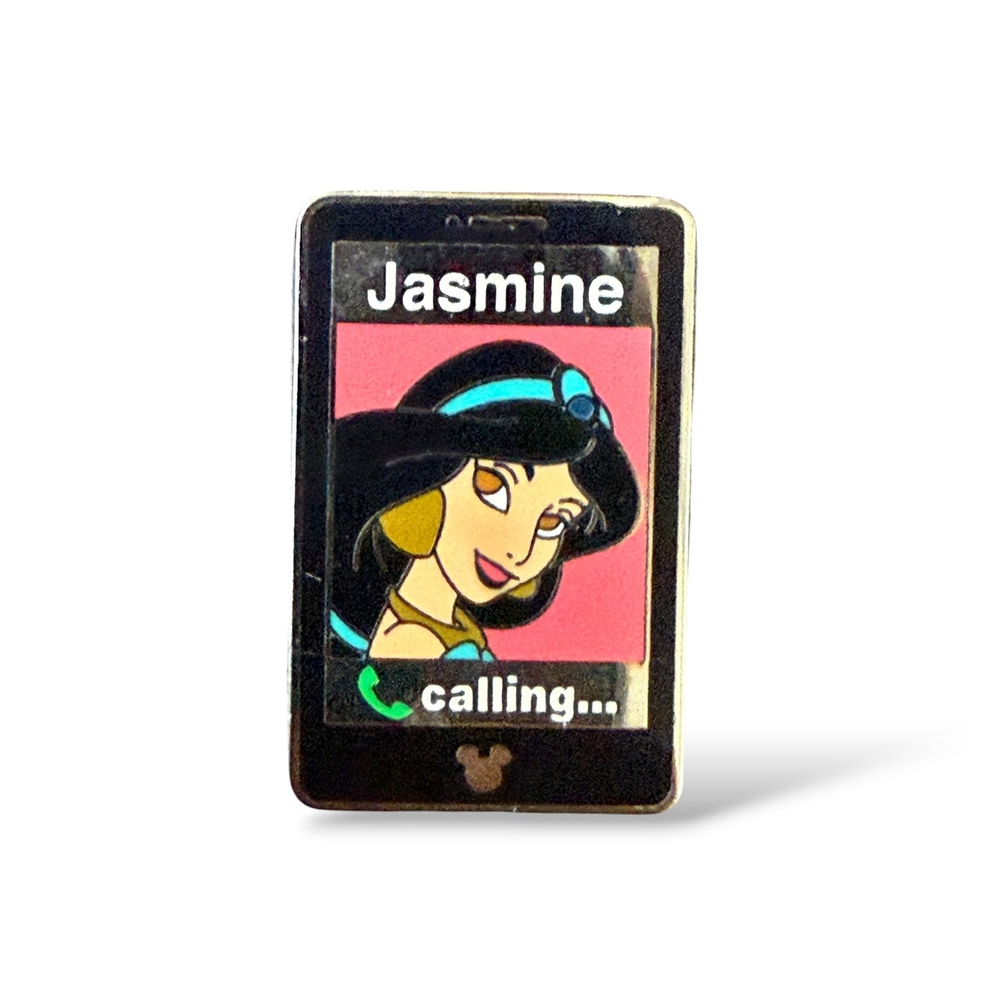 Cast Lanyard Princess Mobile Phones Jasmine Hidden Mickey Pin