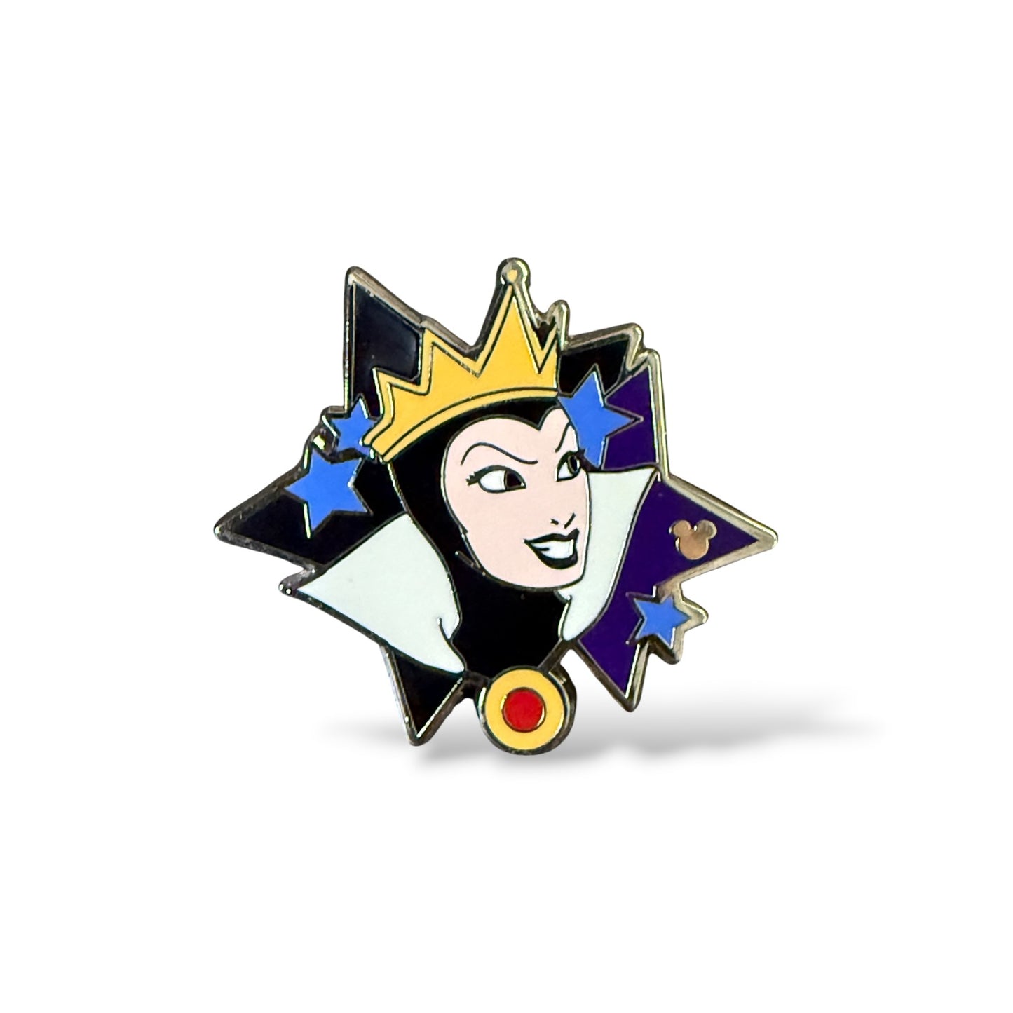 Cast Lanyard Character Stars Evil Queen Hidden Mickey Pin