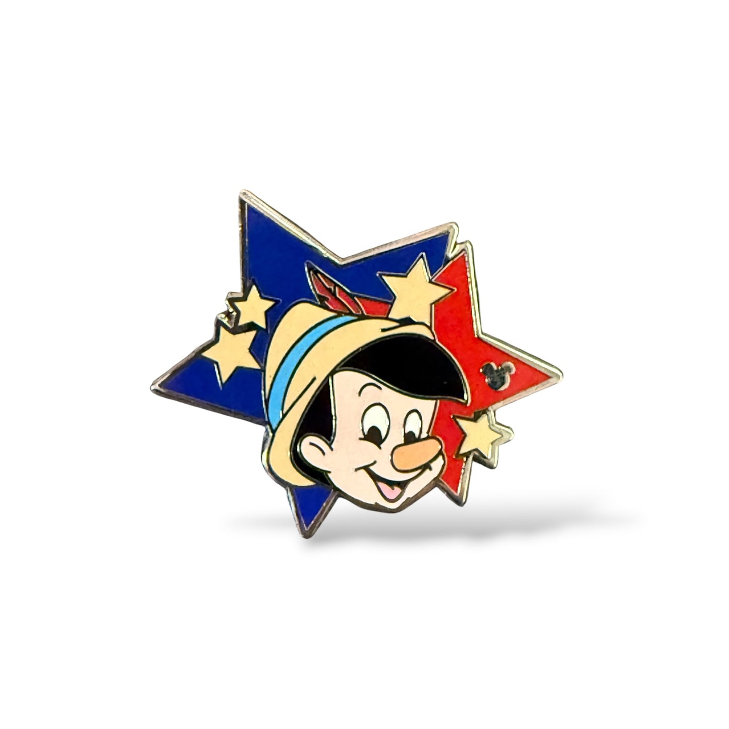 Cast Lanyard Character Stars Pinocchio Hidden Mickey Pin