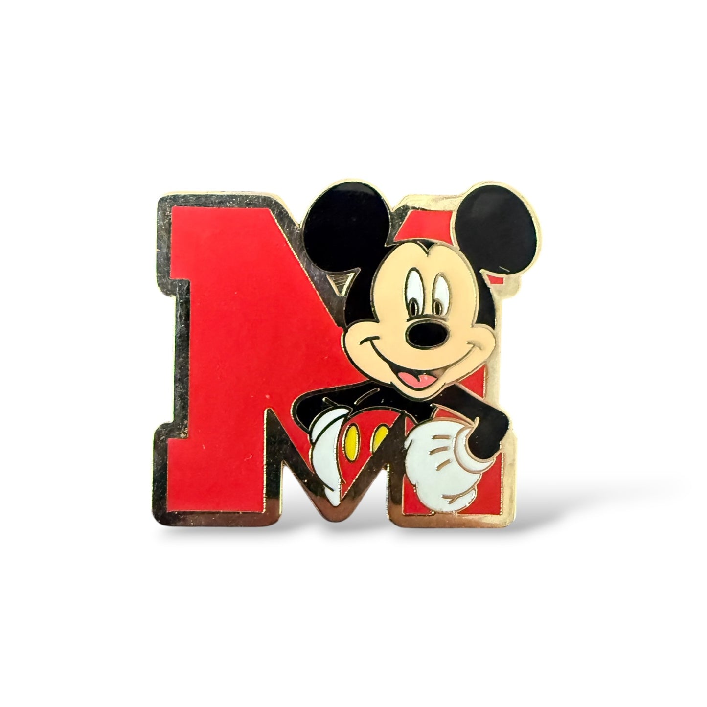 Cast Lanyard Varsity Letters Mickey Mouse Hidden Mickey Pin