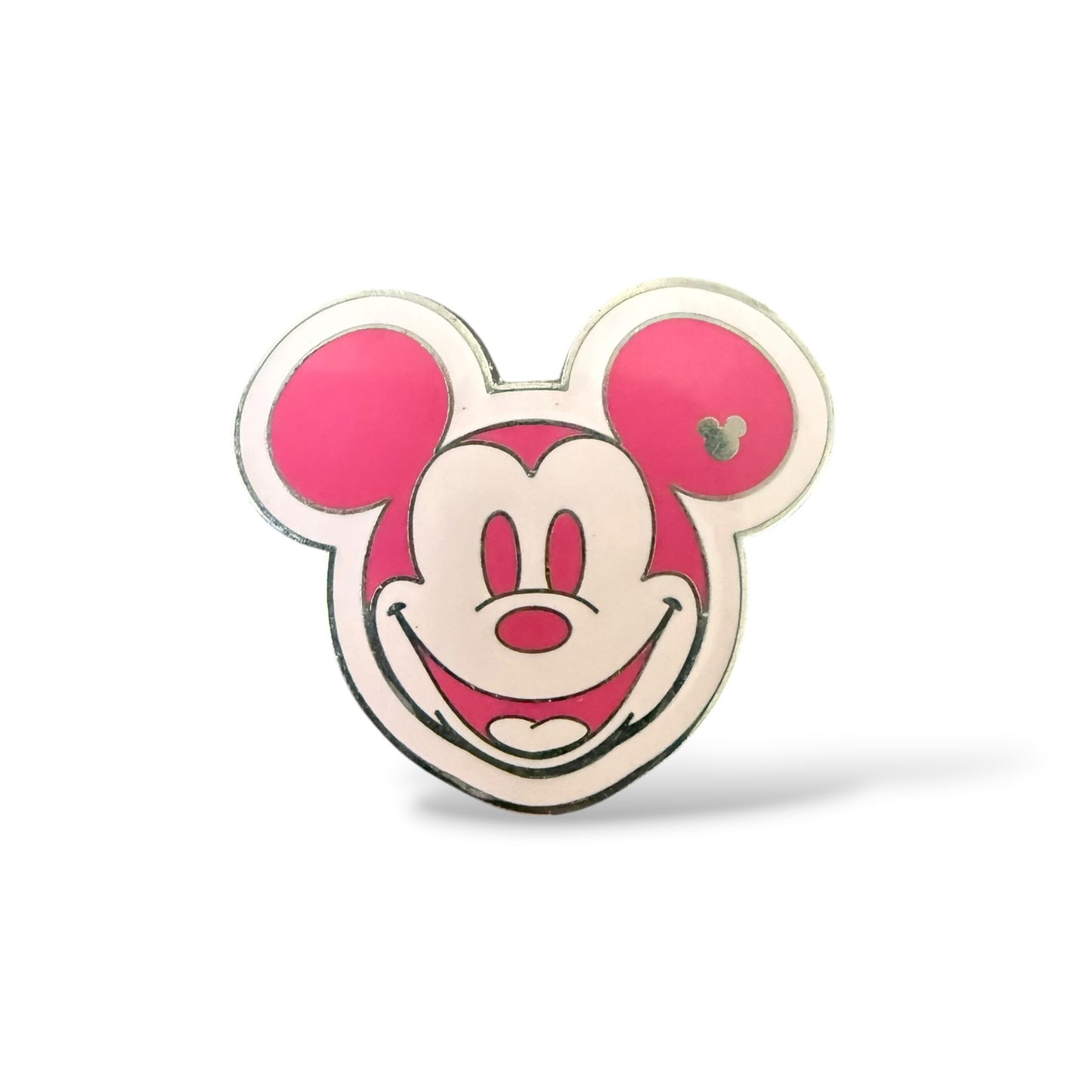 Cast Lanyard Colorful Mickey Heads Pink Hidden Mickey Pin