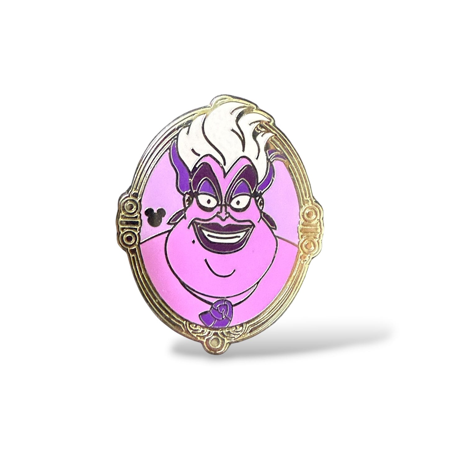 Cast Lanyard Villain Magic Mirror Ursula Hidden Mickey Pin