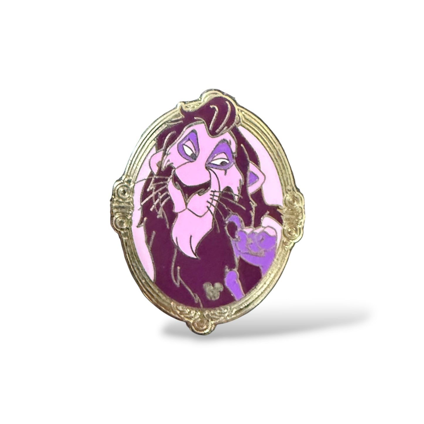 Cast Lanyard Villain Magic Mirror Scar Hidden Mickey Pin