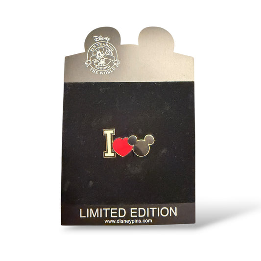 Disney Shopping I Love Mickey Icon Pin