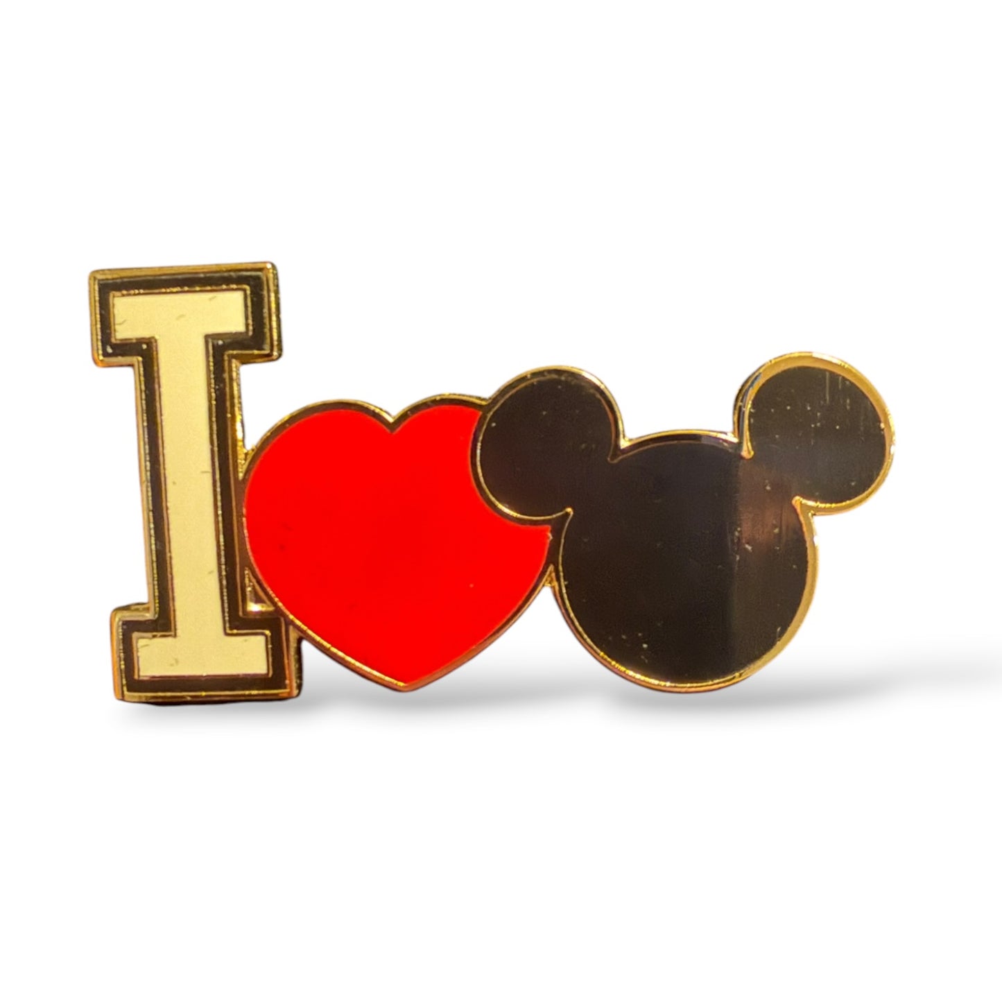 Disney Shopping I Love Mickey Icon Pin