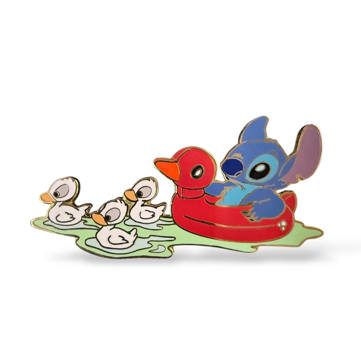 Disney Auctions Stitch Summer Inner Tube Pin