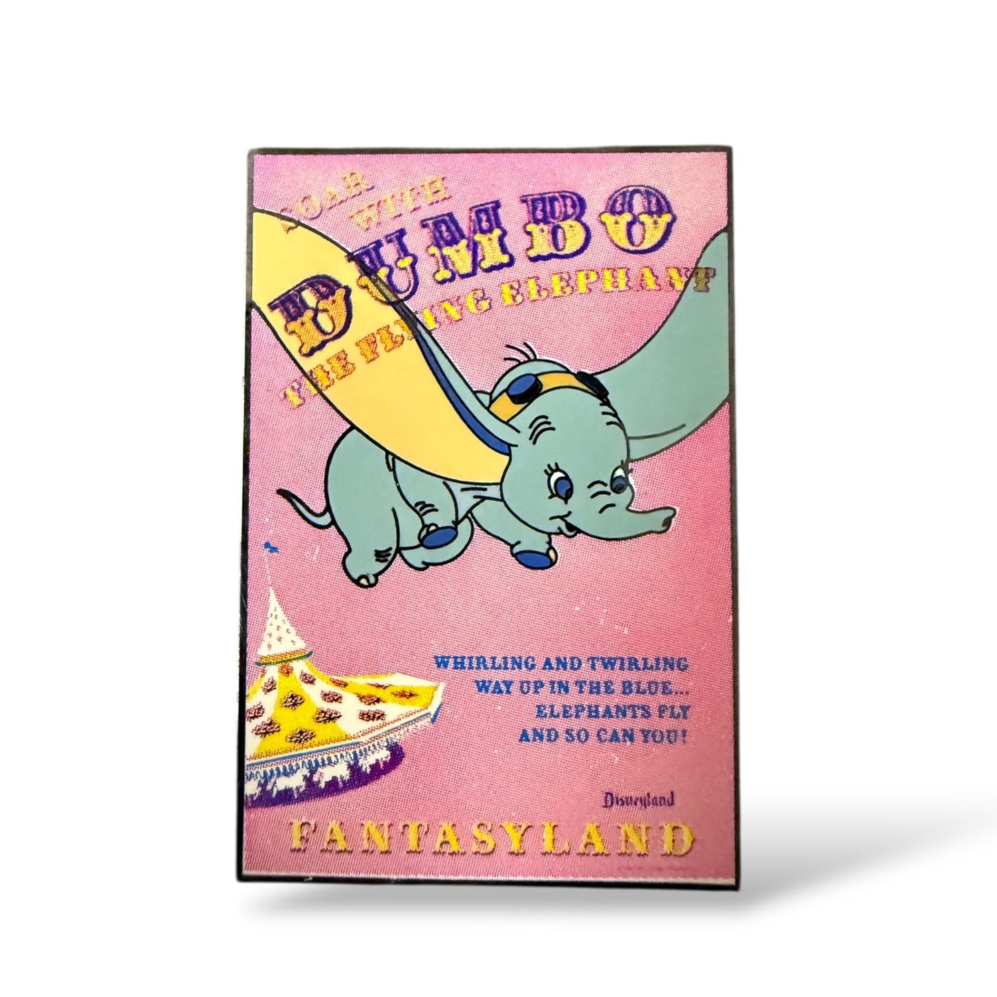 DLR Framed Attraction Poster Dumbo Pin