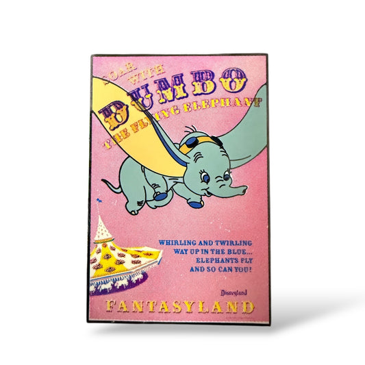 DLR Framed Attraction Poster Dumbo Pin