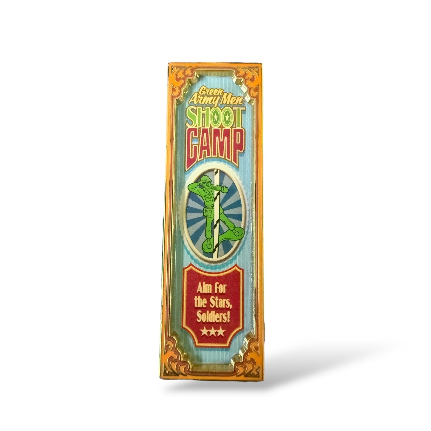 WDI Toy Story Midway Mania Banner Green Army Men Pin