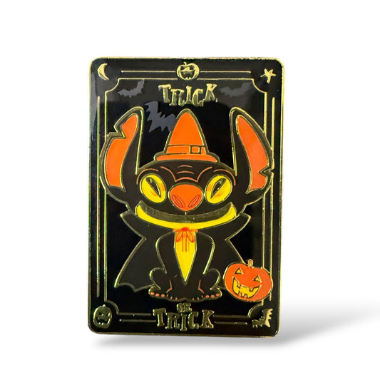 HKDL Halloween Trick or Trick Stitch Mystery Stitch as a Witch Pin