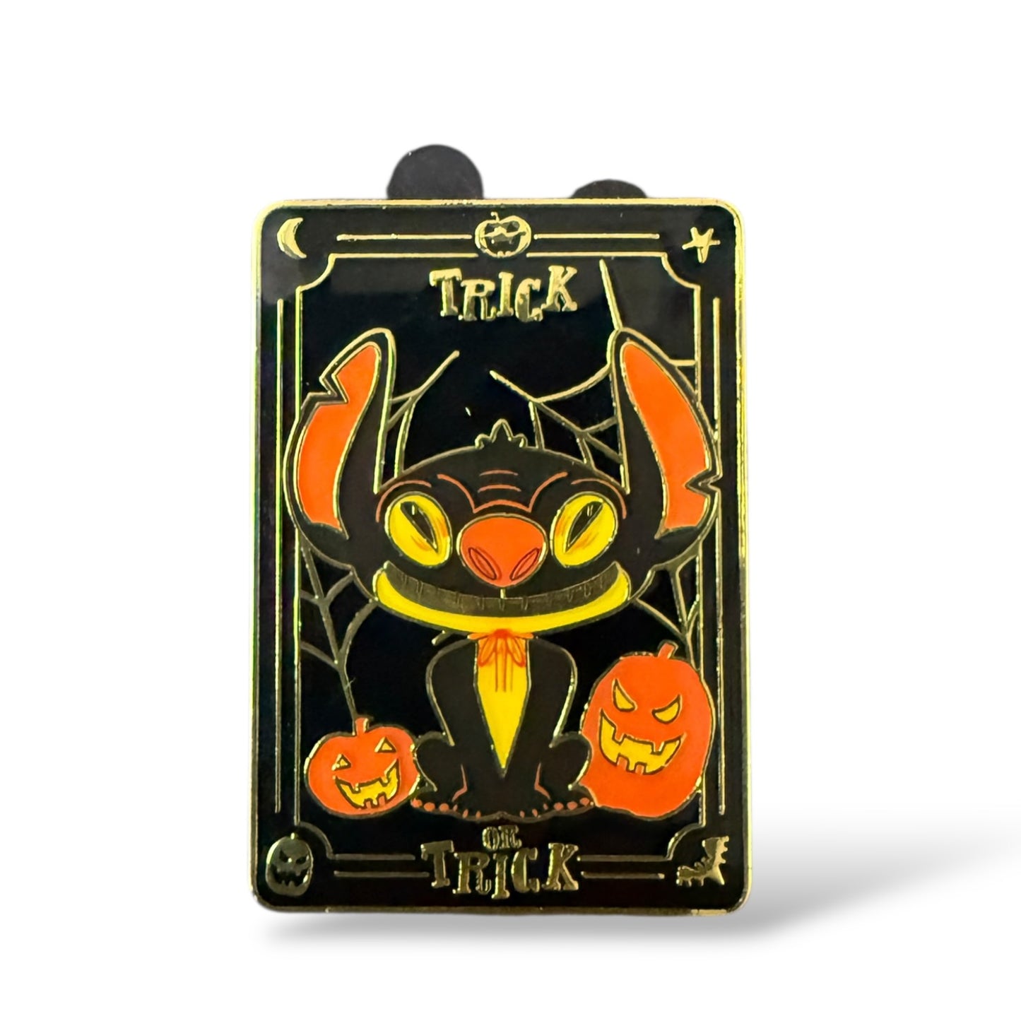 HKDL Halloween Trick or Trick Stitch Mystery Black Cape Pin
