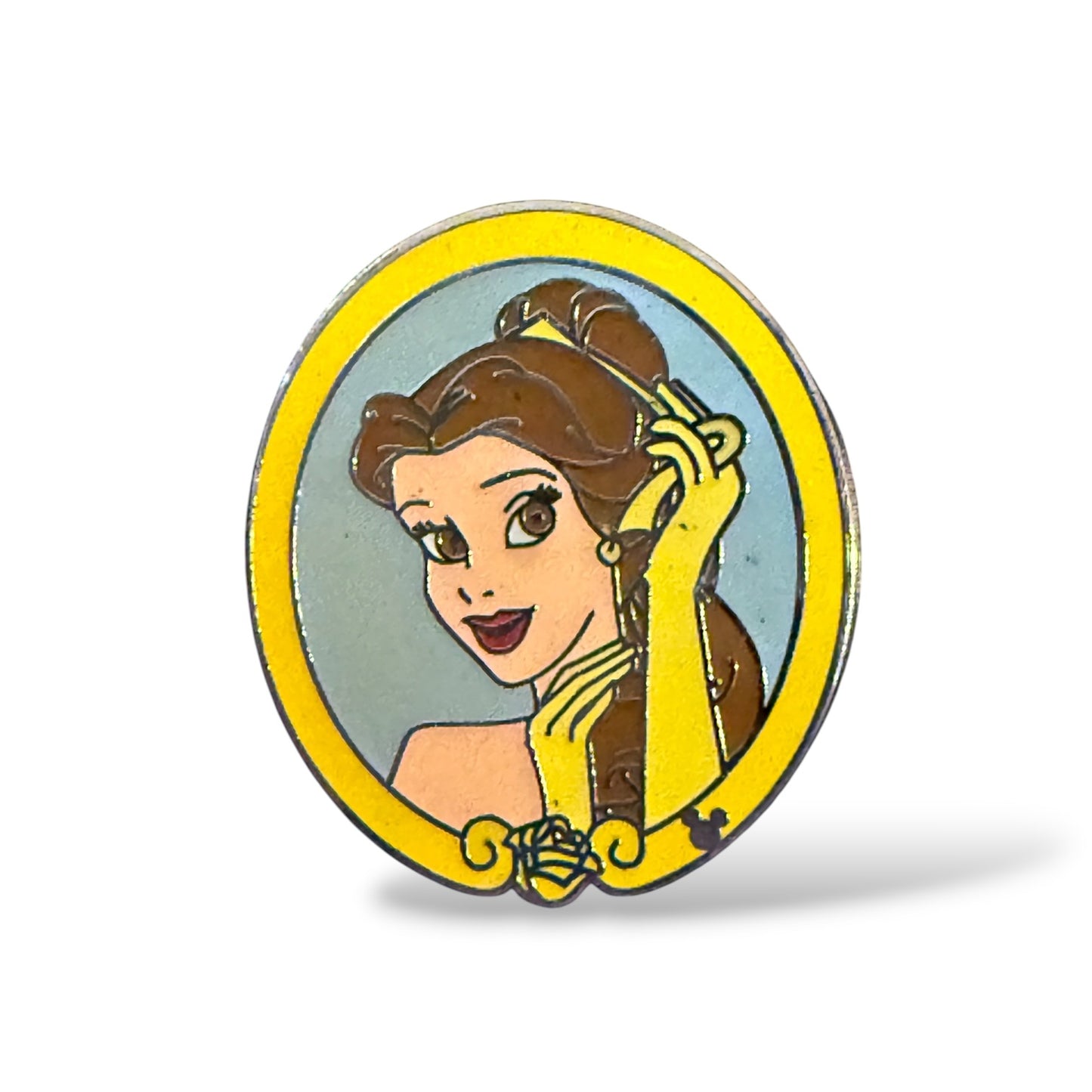 Cast Lanyard Princess Portraits Belle Hidden Mickey Pin