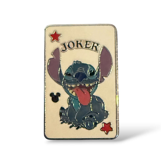 Cast Lanyard Deck of Cards Stitch Hidden Mickey Pin