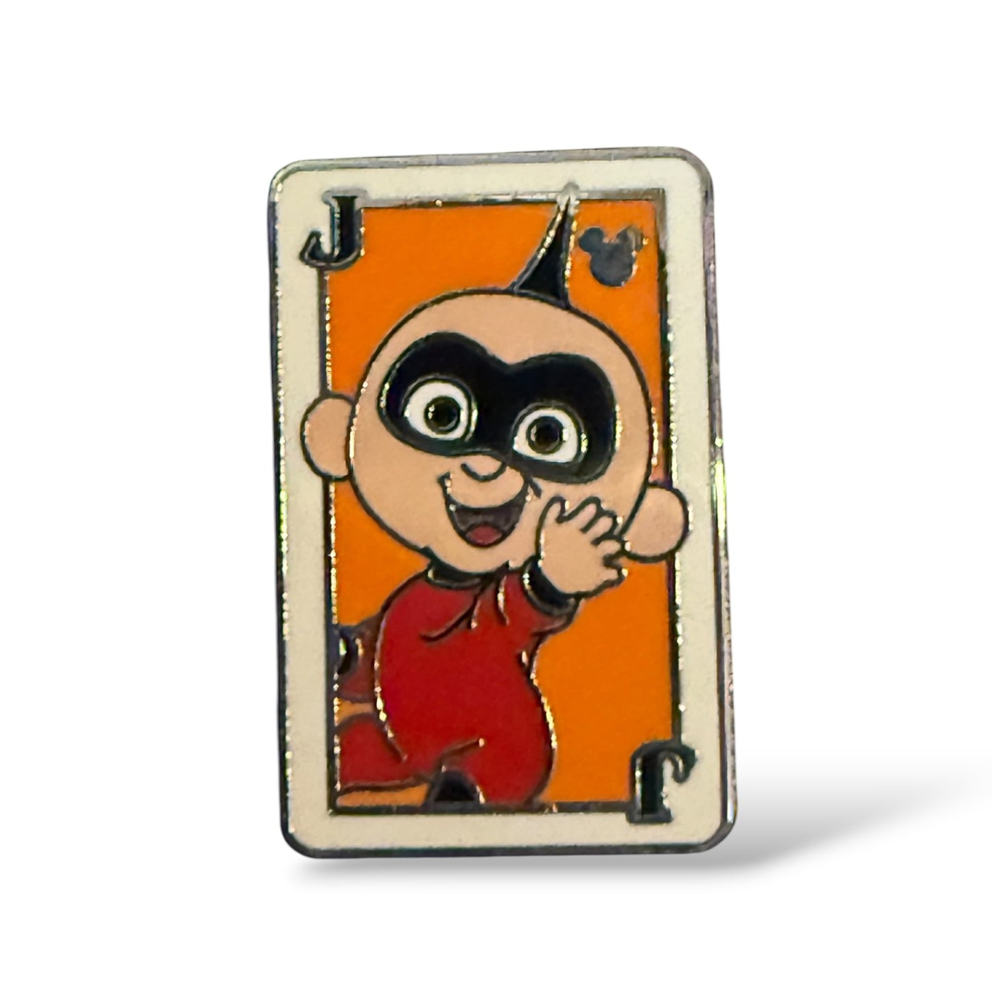Cast Lanyard Deck of Cards Jack Jack Hidden Mickey Pin