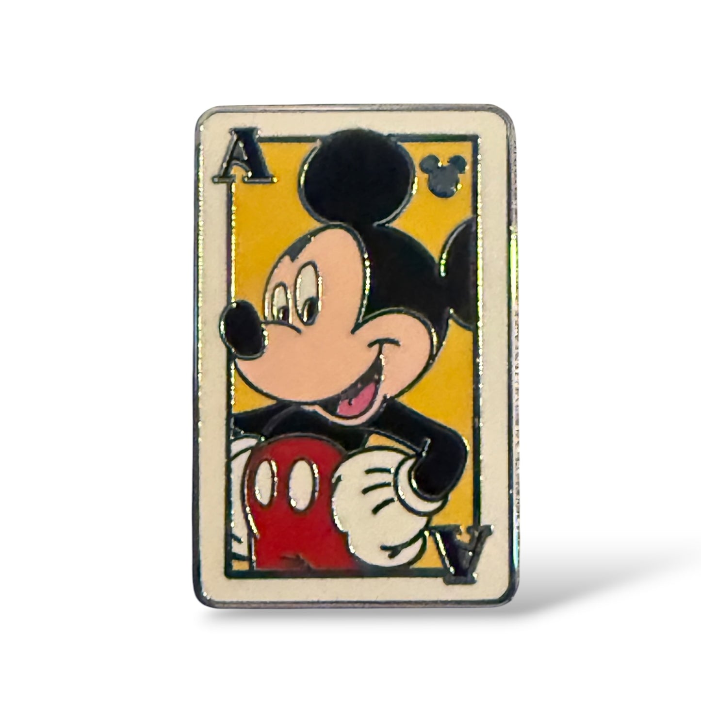 Cast Lanyard Deck of Cards Mickey Mouse Hidden Mickey Pin