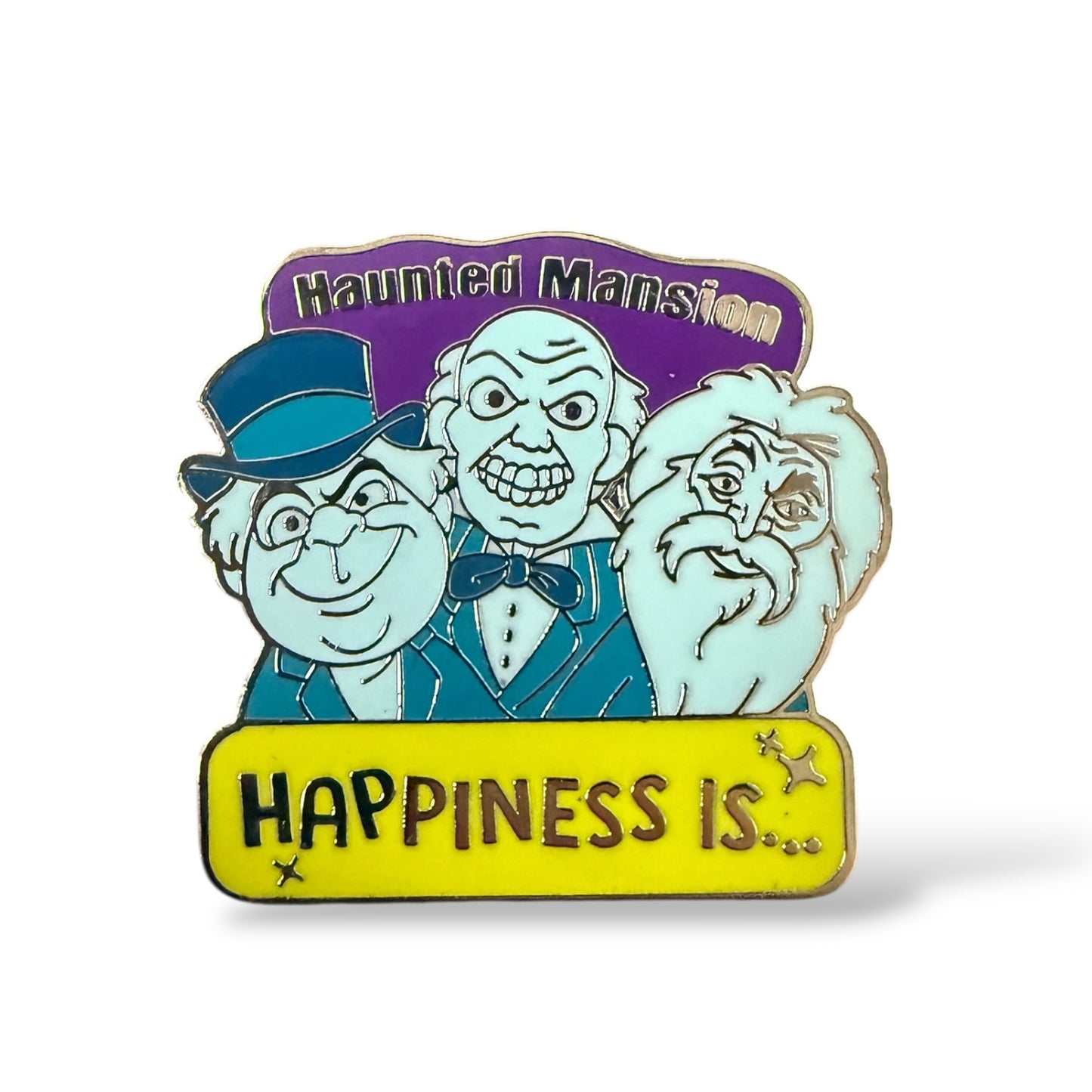 Disney Parks Happiness Is Mystery Gus, Ezra and Phineas Pin