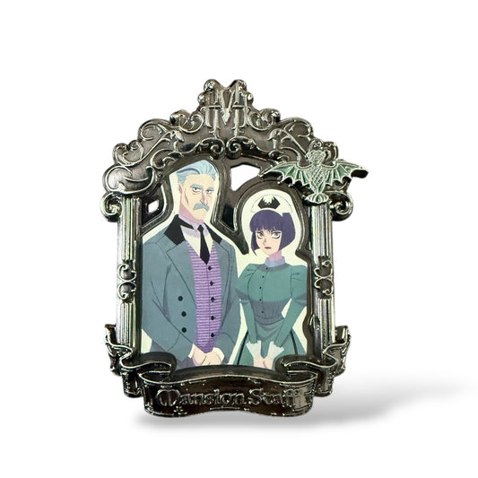 TDR Story Beyond Haunted Mansion Mystery ZJ and Zavier Mansion Staff Pin