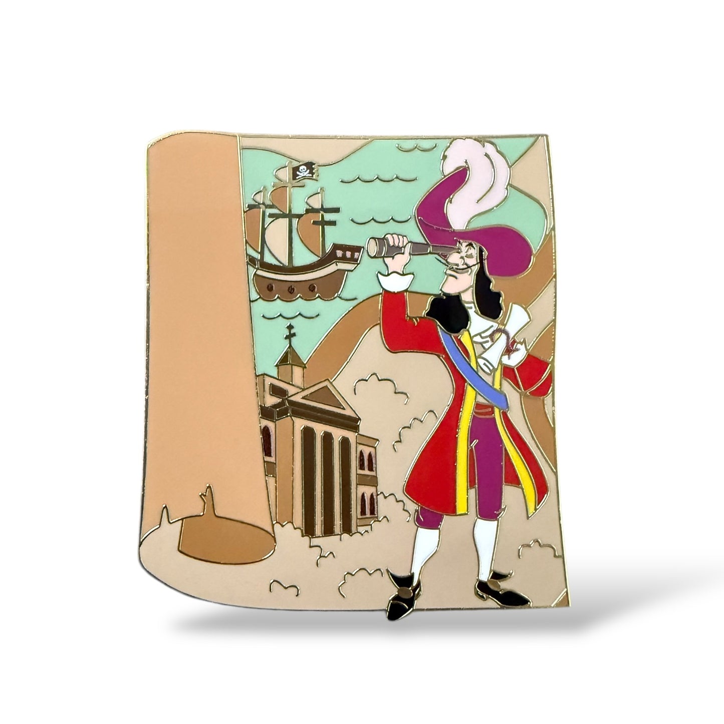 DLR Pin'Venture Puzzle Mystery Captain Hook in Orleans Square Pin