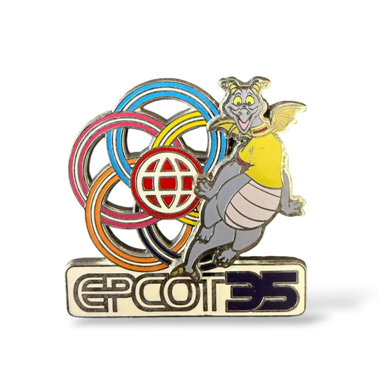 WDW Epcot 35th Anniversary Figment Pin