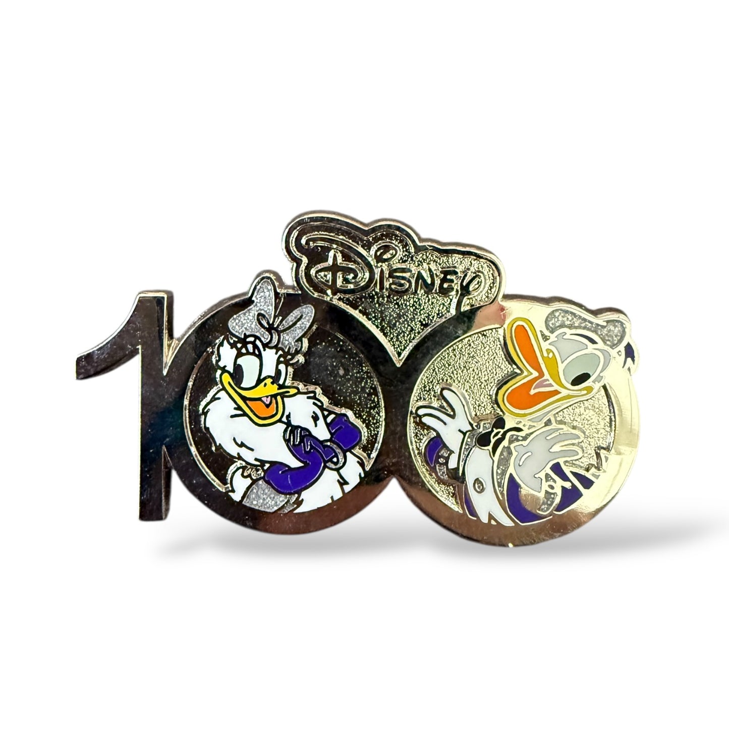 DLR Walt Disney Travel Company Costco Travel Disney 100 Donald and Daisy Pin