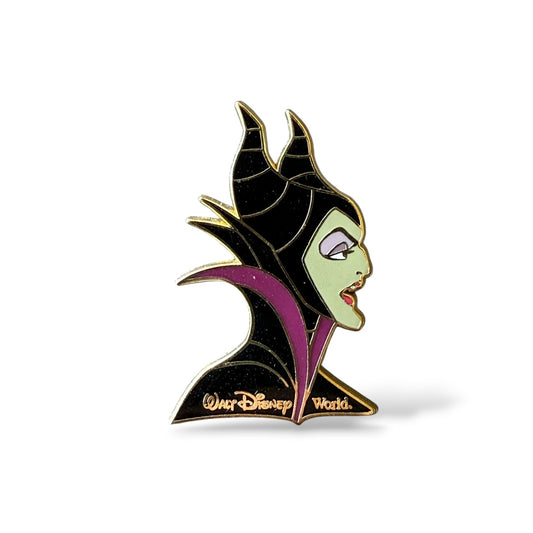 Cast Lanyard Disney Villain Profiles Maleficent Hidden Mickey Pin