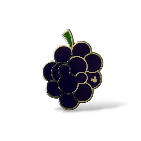 Cast Lanyard Fruit Grapes Hidden Mickey Pin